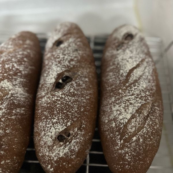 巧克力蔓越莓麵包 : 胡烤瞎烤亂亂烤一起做