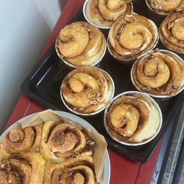 好香的肉桂捲～ : 柔柔的懶人料理一起做