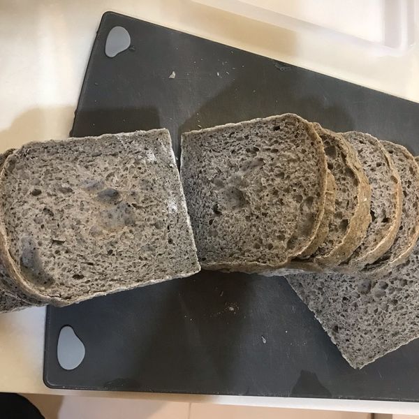 早餐-香蕉芝麻麵包：Tracy 一起做