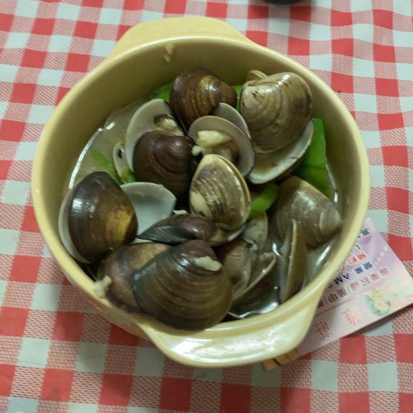 絲瓜蛤蜊 : 黃佳佳一起做