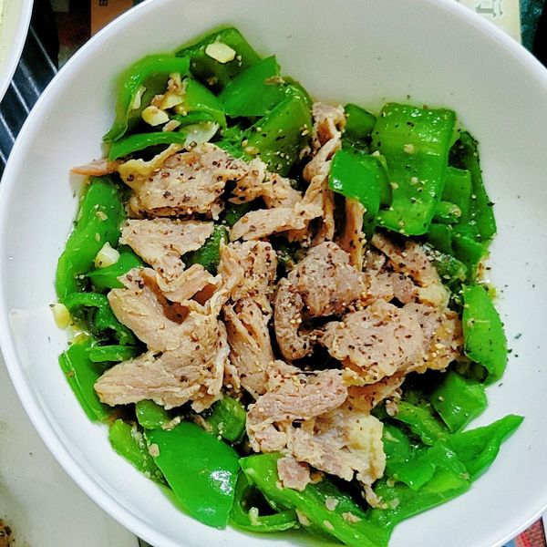 青椒肉絲 : 曾驚驚一起做