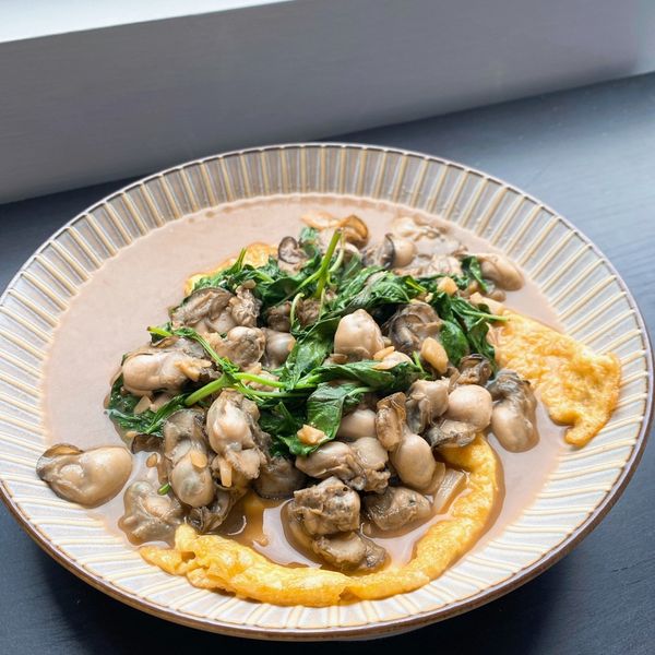 塔香鮮蚵蓋蛋 : 愛吃😋一起做