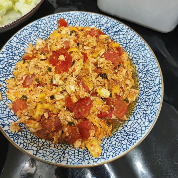 番茄炒蛋 : 黃詩穎一起做