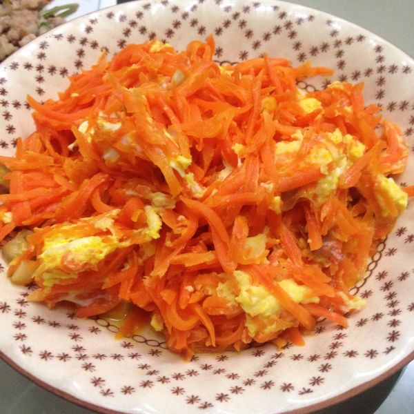 愛烹飪。紅蘿蔔炒蛋 : Katherine一起做