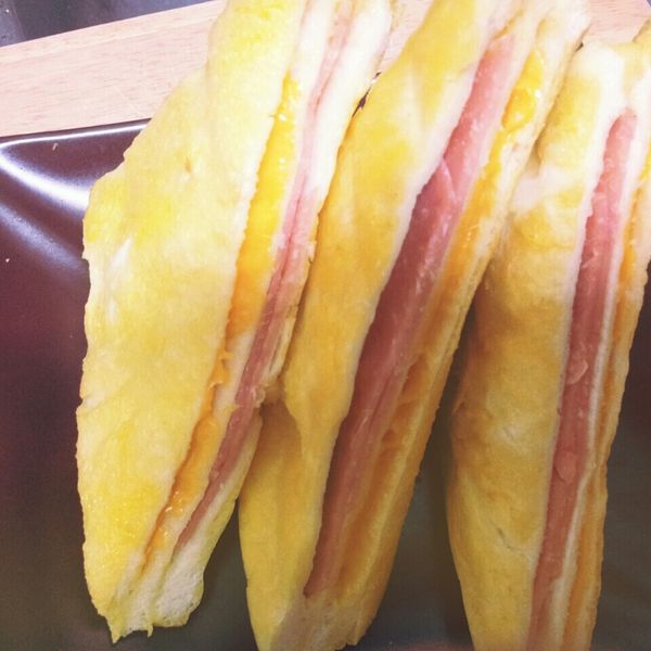 火腿起士土司：喬喬 一起做