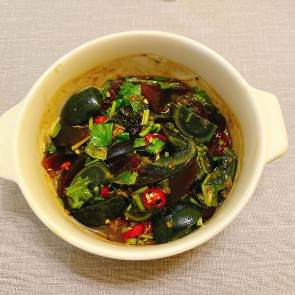 開胃菜 - 香根皮蛋 : Kkkkelly🇹🇼一起做