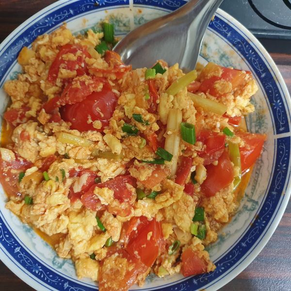 蕃茄炒蛋 : 于鈴一起做