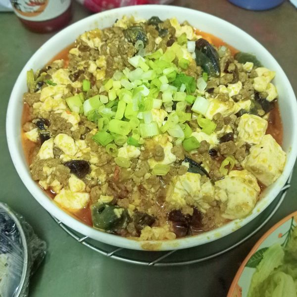 【豆腐料理】麻婆皮蛋豆腐：selena 一起做
