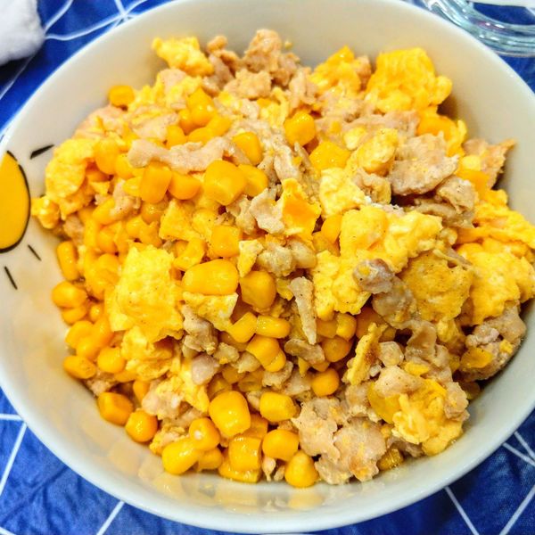 超簡易料理- 玉米蛋炒肉，絞肉炒玉米蛋：張小春 一起做