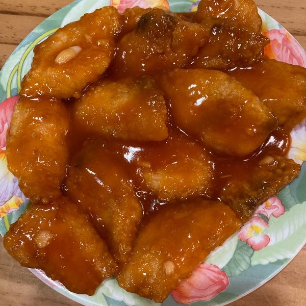 免炸糖醋魚片 : 🍭炸蝦的美食星空一起做