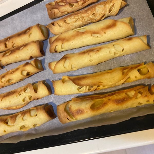 公主蕾絲蛋捲 : Sanny Lin一起做