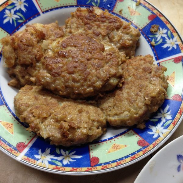 豬肉漢堡排：hyderoye 一起做