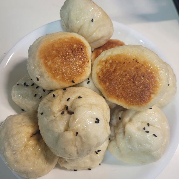 蔥肉香菇水煎包 : Pasha Liao一起做