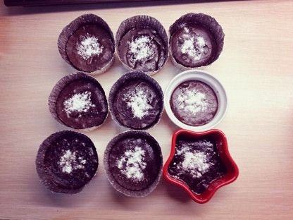 爆漿巧克力蛋糕-令人垂涎的好滋味!：吳怡慧 一起做