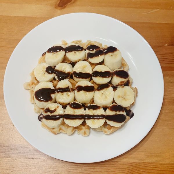 44.香蕉巧克力鬆餅 : 小路馬廚房一起做