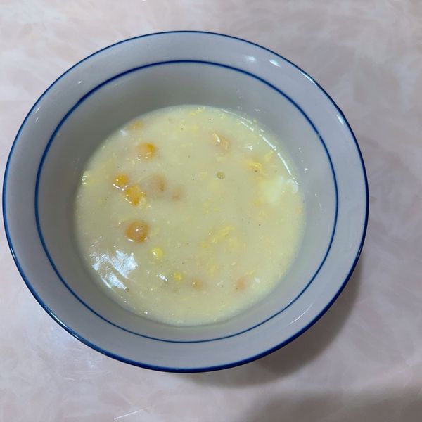 鮮奶玉米濃湯：NaNa 一起做