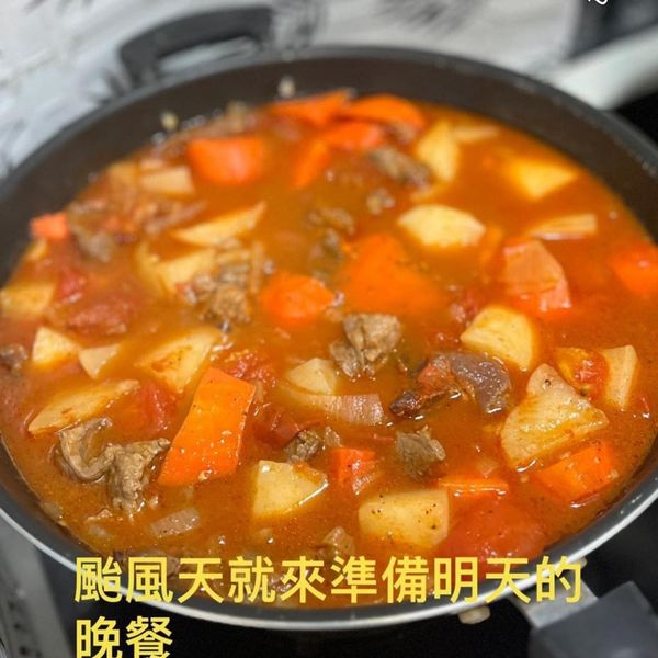 番茄燉牛肉：莊禎禎 一起做
