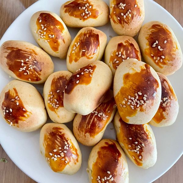 日式白豆沙饅頭(和菓子) : Ann Yuan一起做