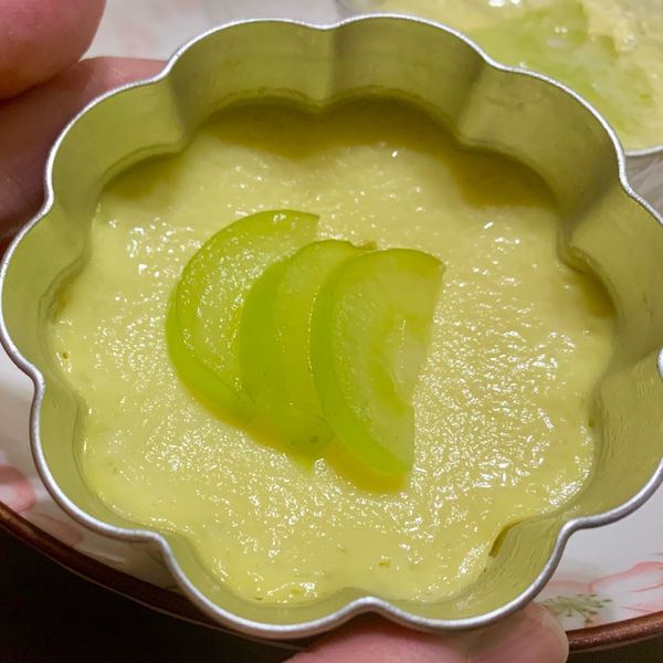 寶寶副食品-配方奶雞蛋布丁 : applejen一起做