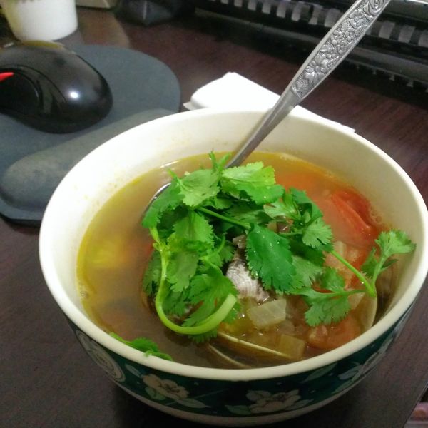 洋蔥番茄蛤蜊湯 ♪♪快手靚湯2♪♪：樓筠 一起做