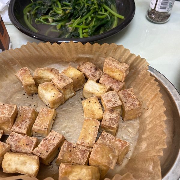 【氣炸鍋】水豆腐＋沾醬 : 陳婉真一起做