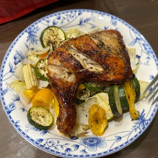 香料烤雞腿排 : RURU一起做