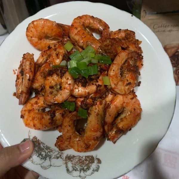 椒鹽泰國蝦 : 丸子🍡一起做