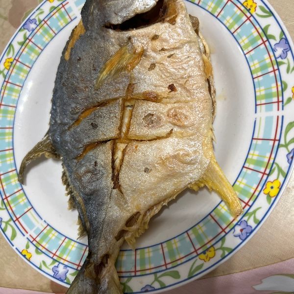 香煎白鯧 : 吳小花一起做