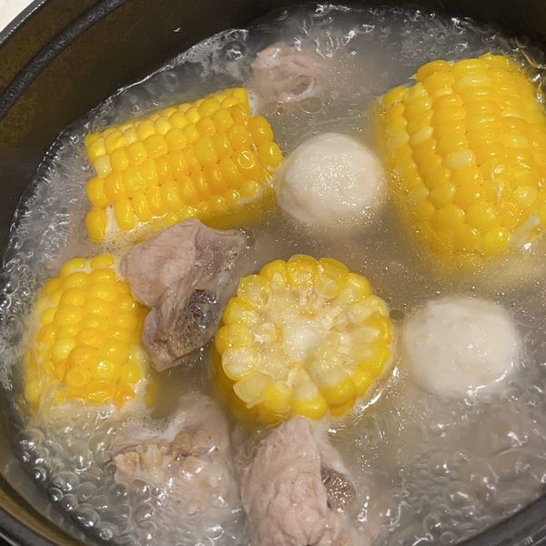 玉米排骨湯 : Pearl Hsu一起做