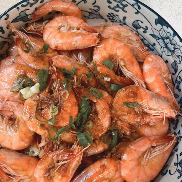 蒜香檸檬蝦：看心情做飯的小廚娘 一起做