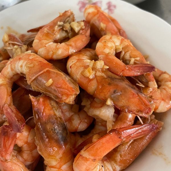 蒜香檸檬蝦：看心情做飯的小廚娘 一起做