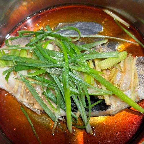 電鍋清蒸鱈魚：小白 一起做