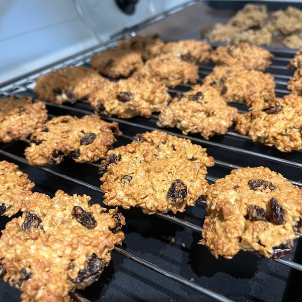 燕麥葡萄乾餅乾 : Hwahwa Pang一起做