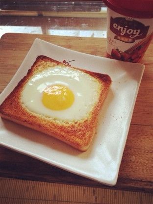 早餐-太陽躲在吐司裡 : hosiyaa一起做