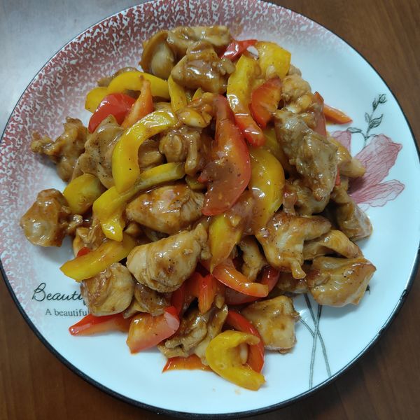 彩椒檸檬雞丁 : 陳麗津一起做