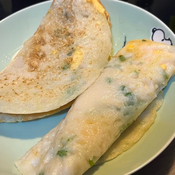 粉漿蛋餅:cobi 一起做