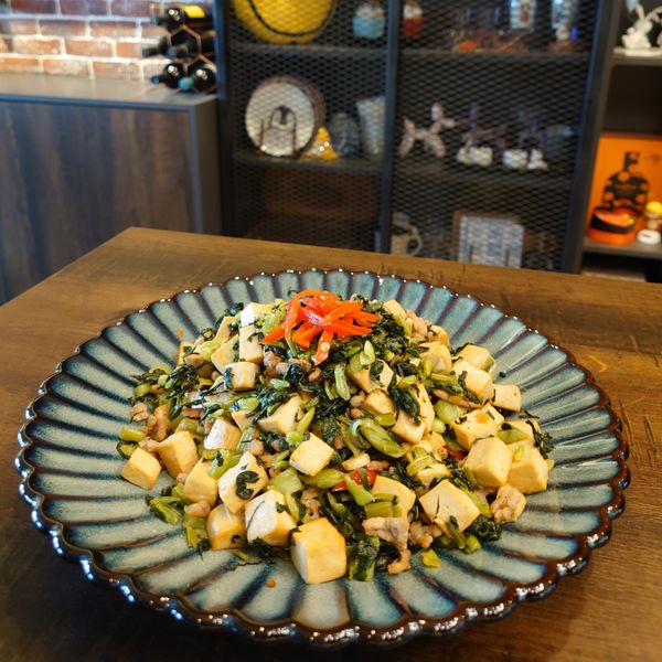 雪菜炒豆干肉末:馮小傑 一起做