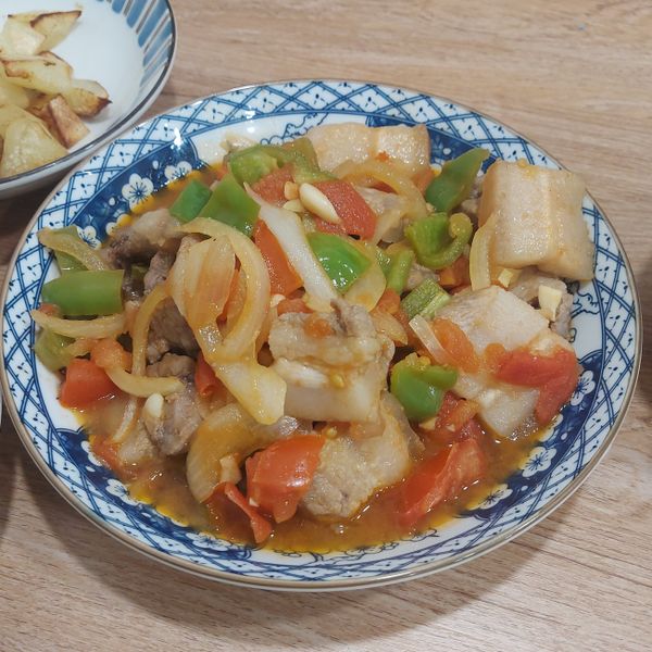 #200 番茄豬肉 / 茄汁豬柳 : 奇一起做