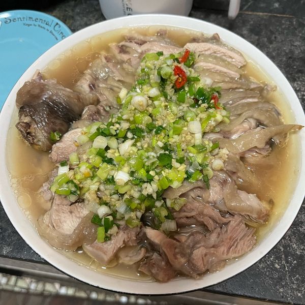 蔥油雞【電鍋料理】 : 簡玉米一起做