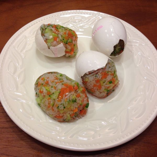 【原淬滴雞精】蟳味蔬菜瑪瑙蛋 : Joyce Lin一起做