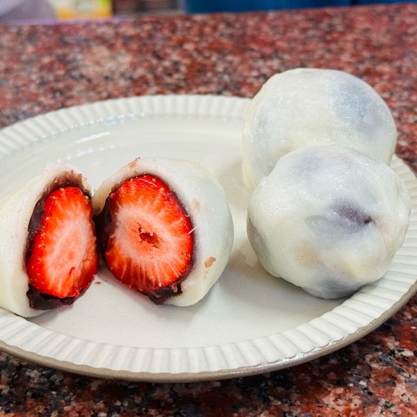 電鍋做♪♬紅豆地瓜大福：denise 一起做