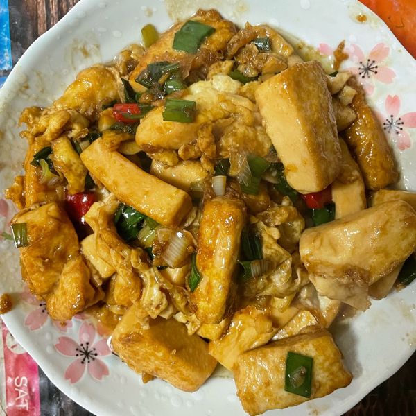 醬燒蛋豆腐 : Ching Ching Wu一起做