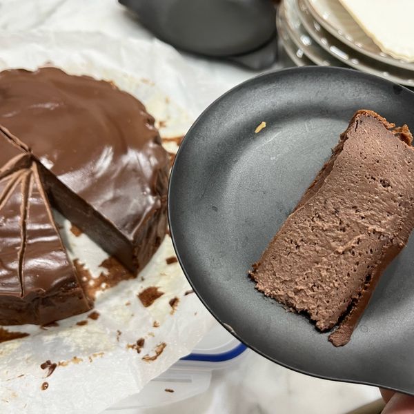 巧克力巴斯克乳酪蛋糕 : Grace Huang一起做