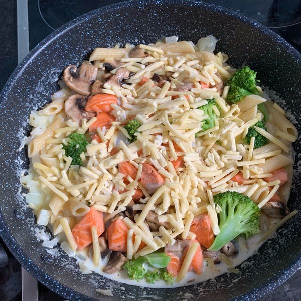 白醬海鮮通心粉 : yukinz一起做