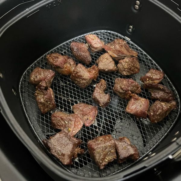 氣炸鍋骰子牛 : 冰穩一起做