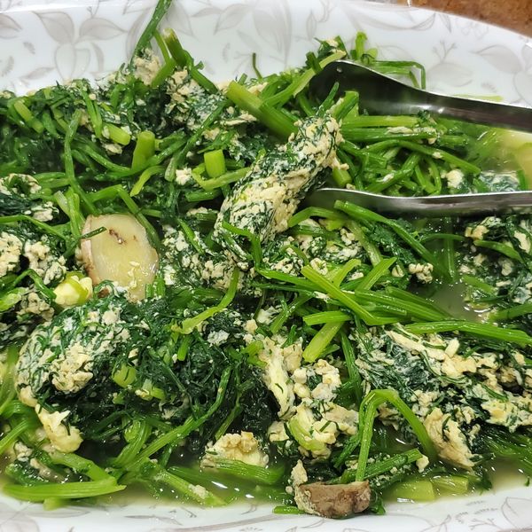 麻油炒茴香嫩蛋 : Liao JL一起做