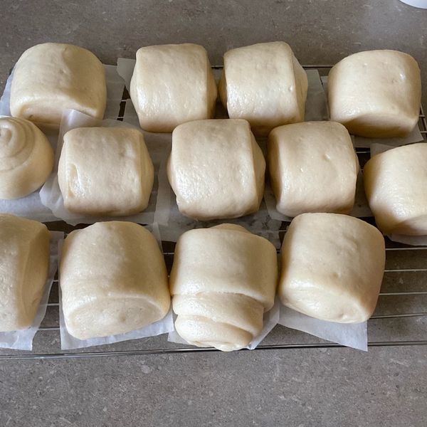 木乃伊、鮮奶饅頭 : Tina一起做