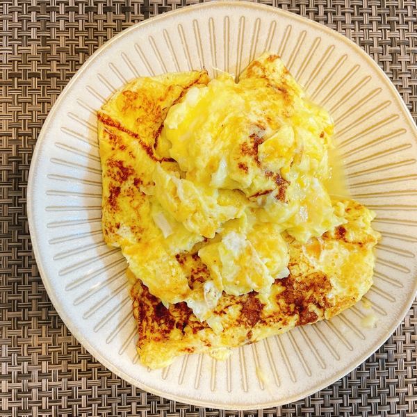 高麗菜起司煎蛋 : 吳依珊一起做