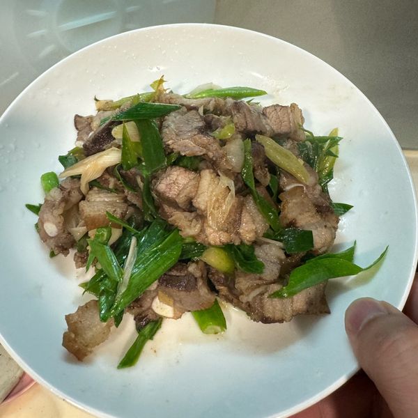 大蒜炒鹹豬肉 : 林志遠一起做
