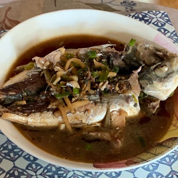 ［阿嬤手路料理］豆鼓醬燒竹夾魚 : 貼紙阿簿一起做